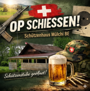 1. Obligatorisches Schiessen 2026 in Mülchi! 🎯